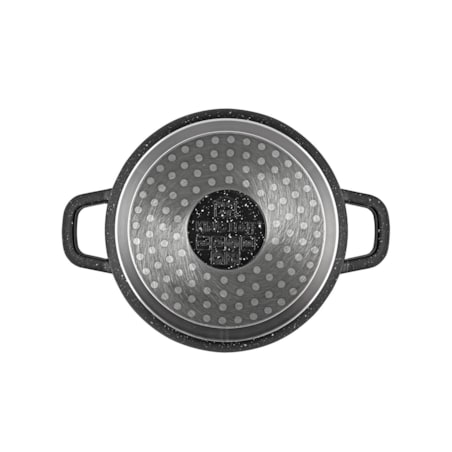 Garnek z powłoką marmurową 2.3L 20cm indukcja gaz KINGHOFF