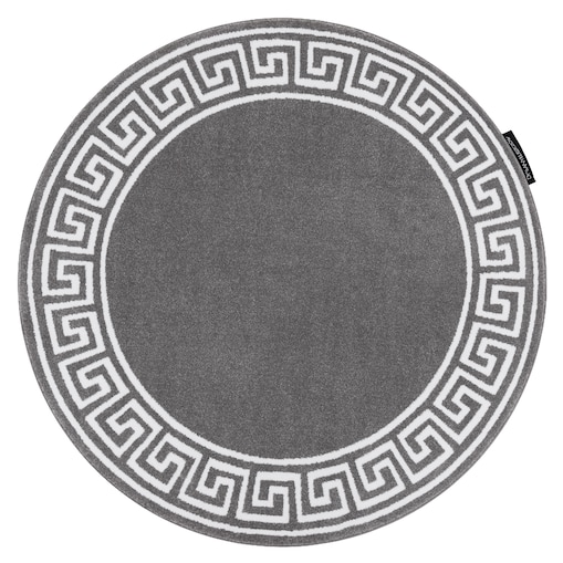 Dywan HAMPTON Grecos koło szary koło 120 cm