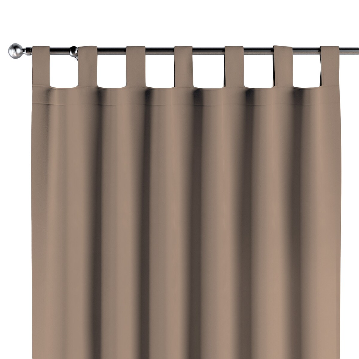 Zasłona na szelkach 1 szt. 130x245 mocca