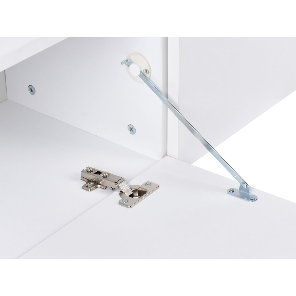 Wisząca szafka RTV GLADSTONE Biały