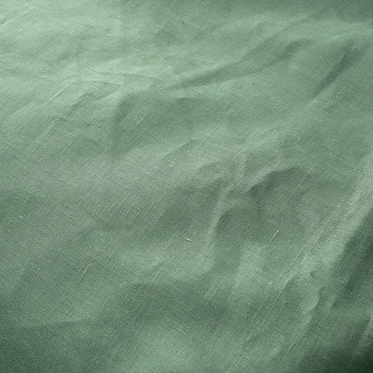 Komplet pościeli lnianej Linen 160x200cm green, 160 x 200 cm/ 2 x 80 x 70 cm