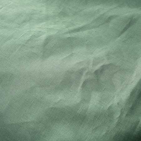 Komplet pościeli lnianej Linen 160x200cm green, 160 x 200 cm/ 2 x 80 x 70 cm