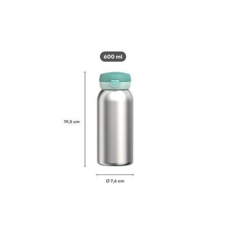 Butelka stalowa Flip Cap Campus 600 ml Cool Mint 107489090300