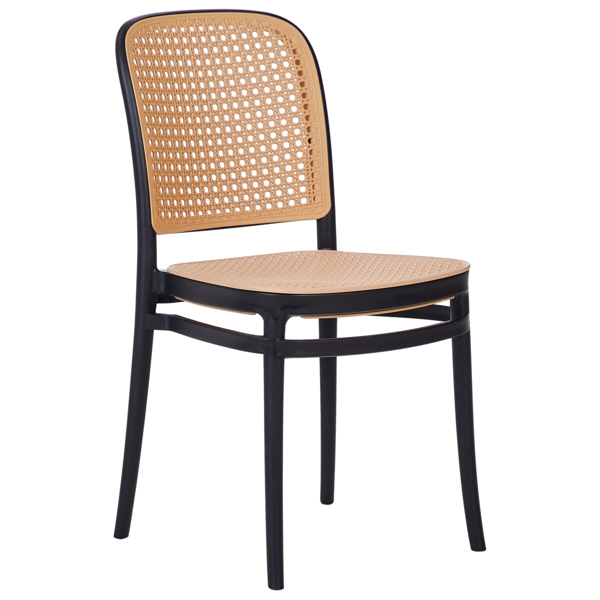 Krzesło do jadalni Zestaw 4 Beżowy PLOSE