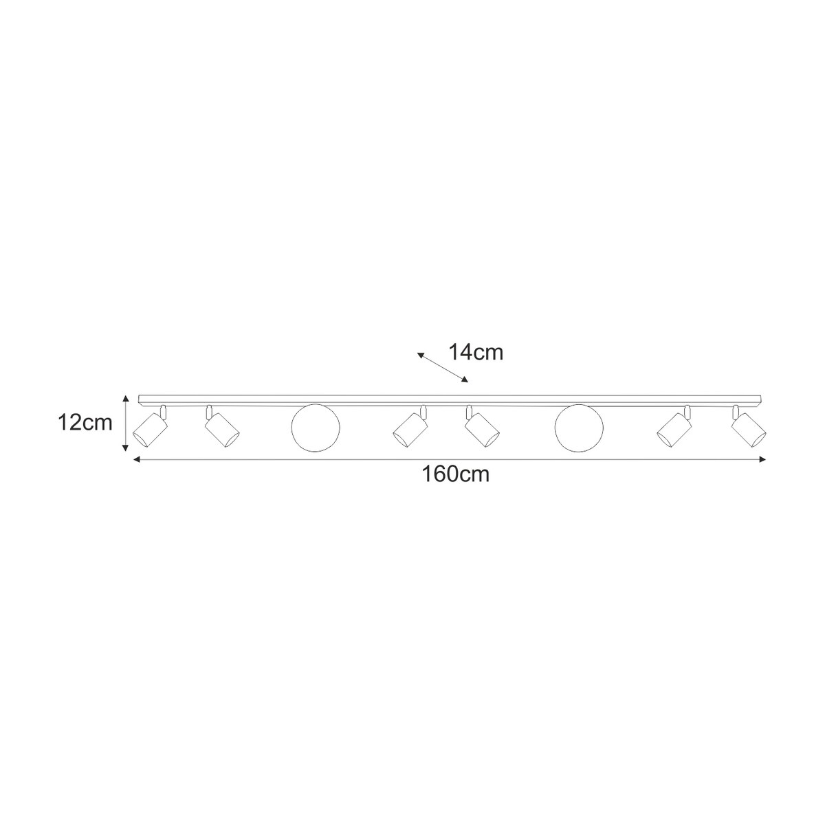 Lampa sufitowa K-5834 z serii ASPA