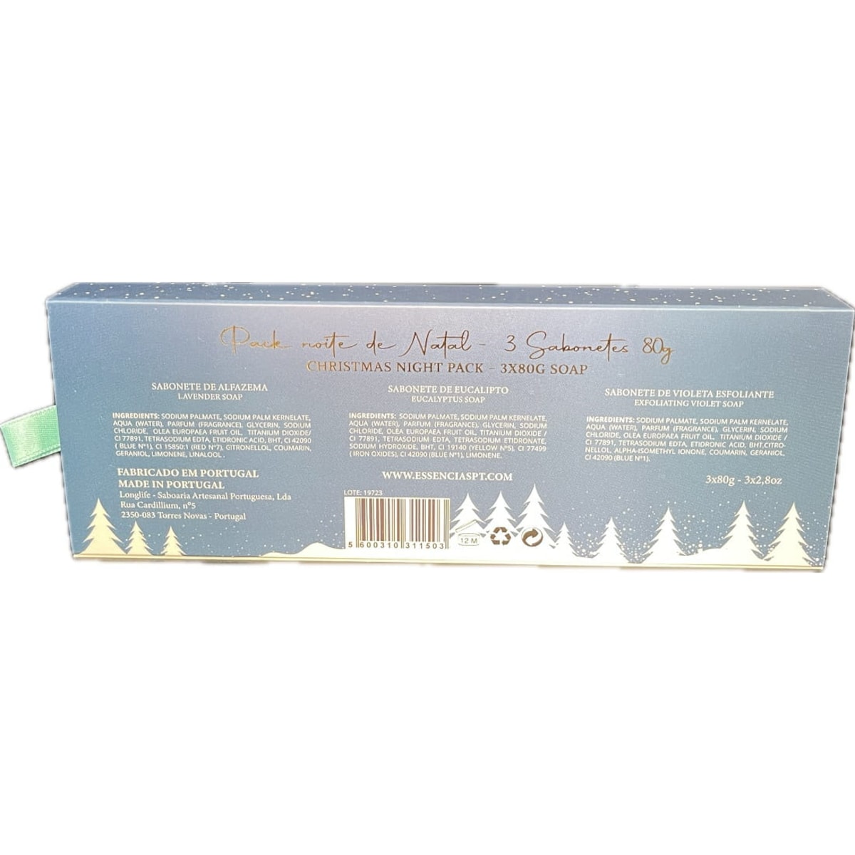 Zestaw mydeł Santa's Sleigh Pack 3x80g