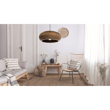 Lampa Wisząca Papierowa Tekturowa Natural Eco Xxl