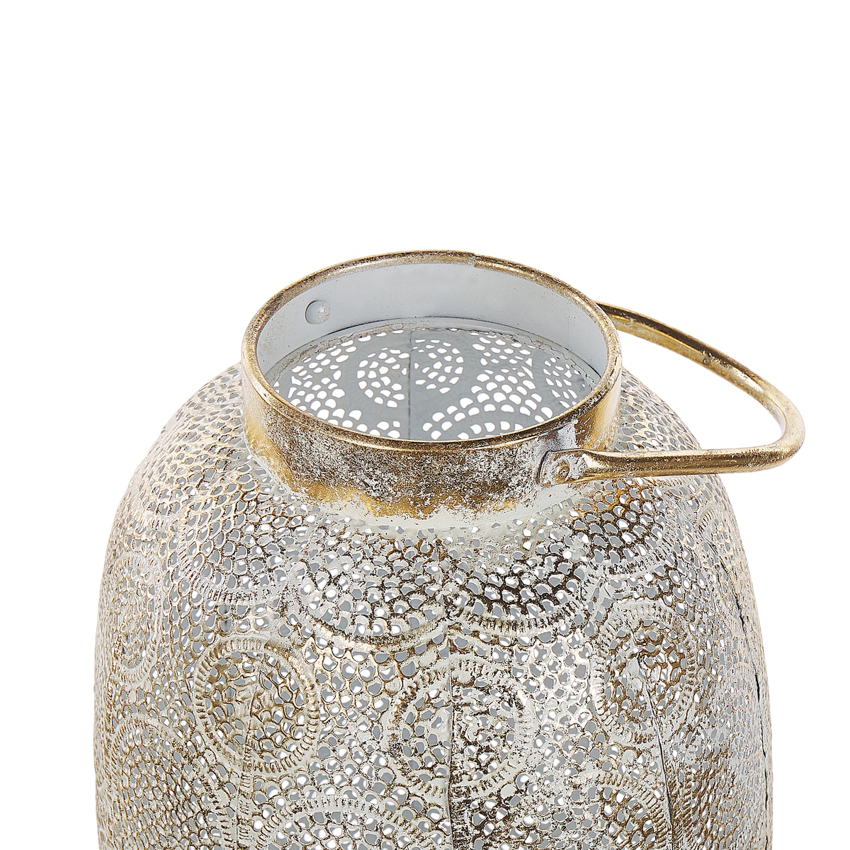 Lampion LANTAU Metal 40 cm Złoty