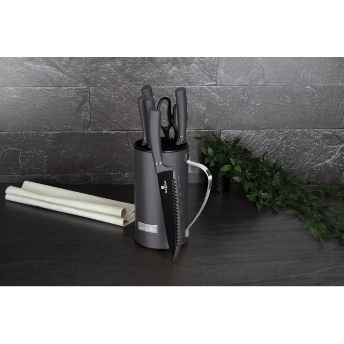 Zestaw noży 7 elementowy w bloku Berlinger Haus BH-2600