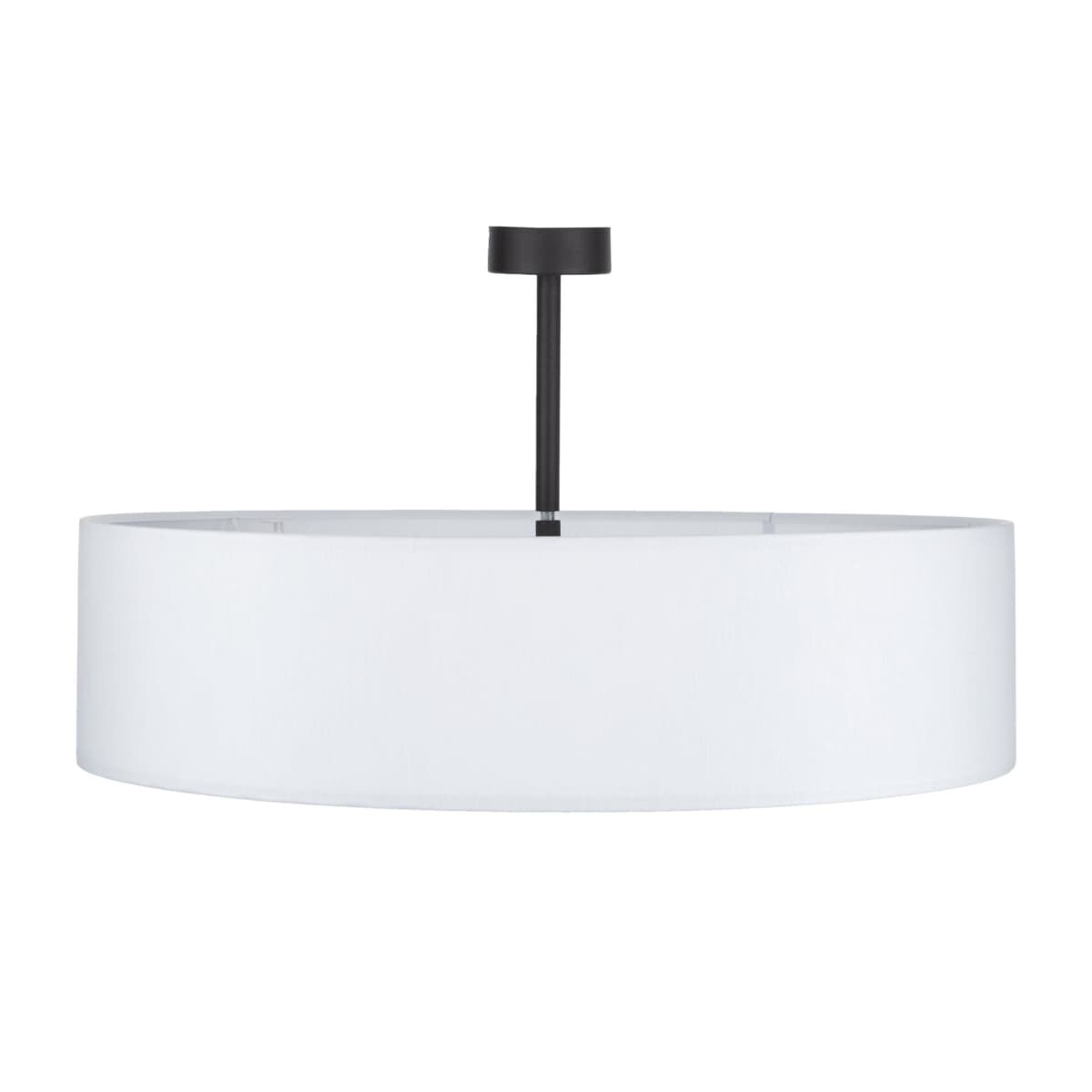 Sufitowa lampa do sypialni Rondo 4242 TK Lighting z tkaniny biała