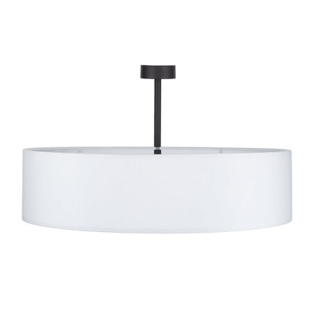 Sufitowa lampa do sypialni Rondo 4242 TK Lighting z tkaniny biała