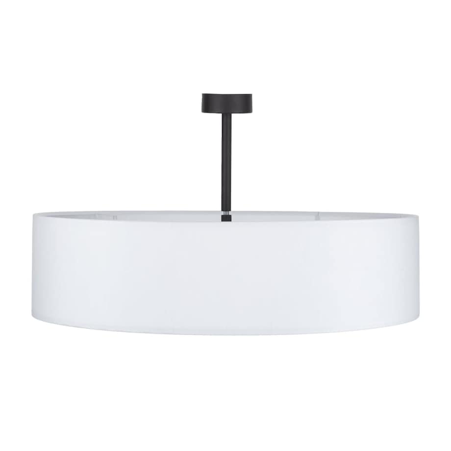 Sufitowa lampa do sypialni Rondo 4242 TK Lighting z tkaniny biała