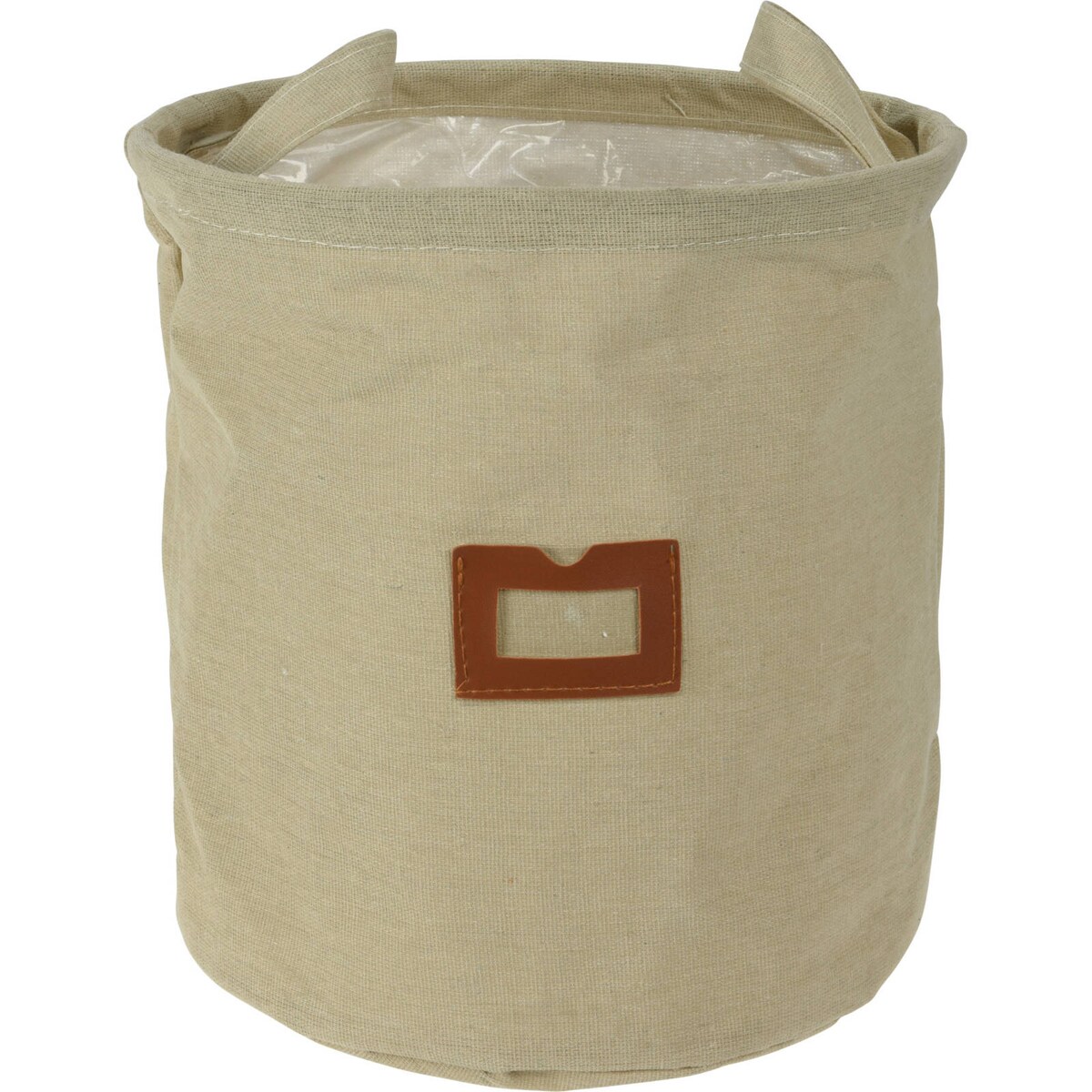 Kosz materiałowy z okienkiem oraz uchwytami, Ø 24 cm