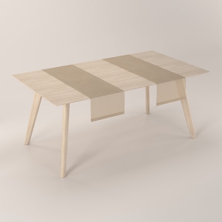 Bieżnik prostokątny 40x130 beżowy