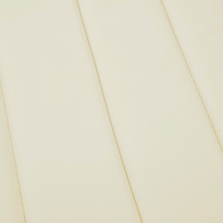 vidaXL Poduszka na leżak, kremowa, 200x50x3 cm, tkanina Oxford