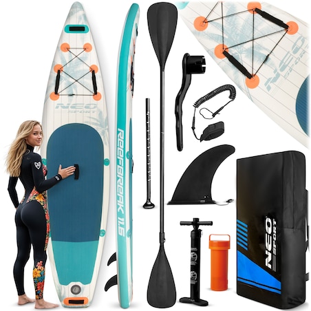 Deska SUP do pływania pompowana Paddle Reefbreak 350cm Neo-Sport