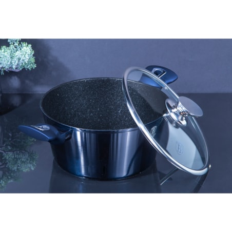 Garnek z pokrywką 24cm BerlingerHaus Aquamarine BH-1879