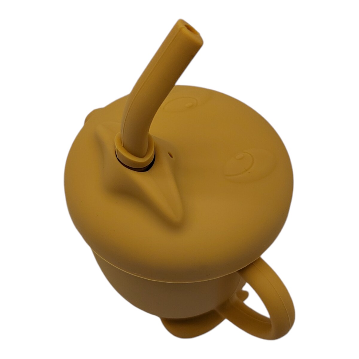 KUBEK do nauki picia silikonowy BIDON ze słomką rurka BLW SILIKON PREZENT