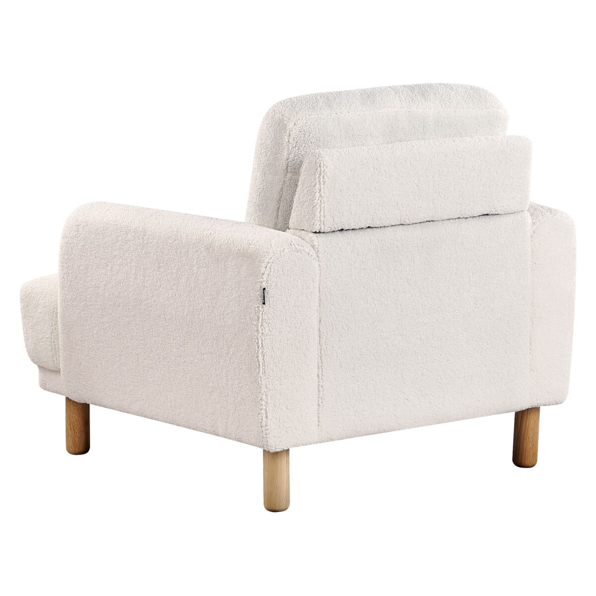 Zestaw wypoczynkowy boucle biały TUVE