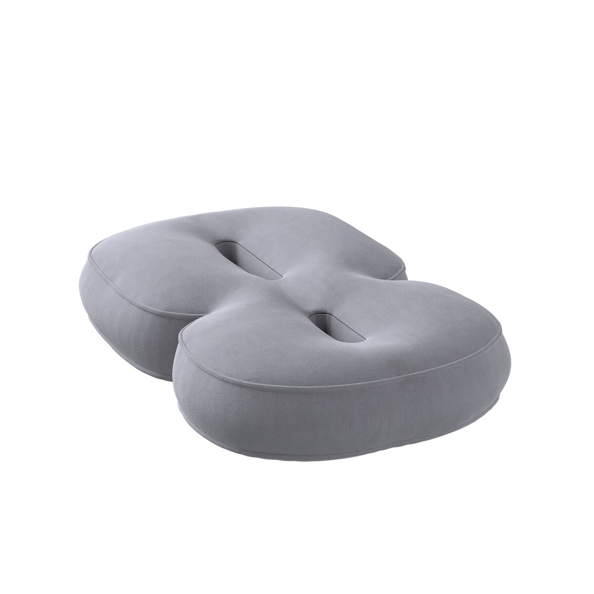 Poduszka Cyferka 8, srebrzysty szary, 25 x 40 cm, Posh Velvet