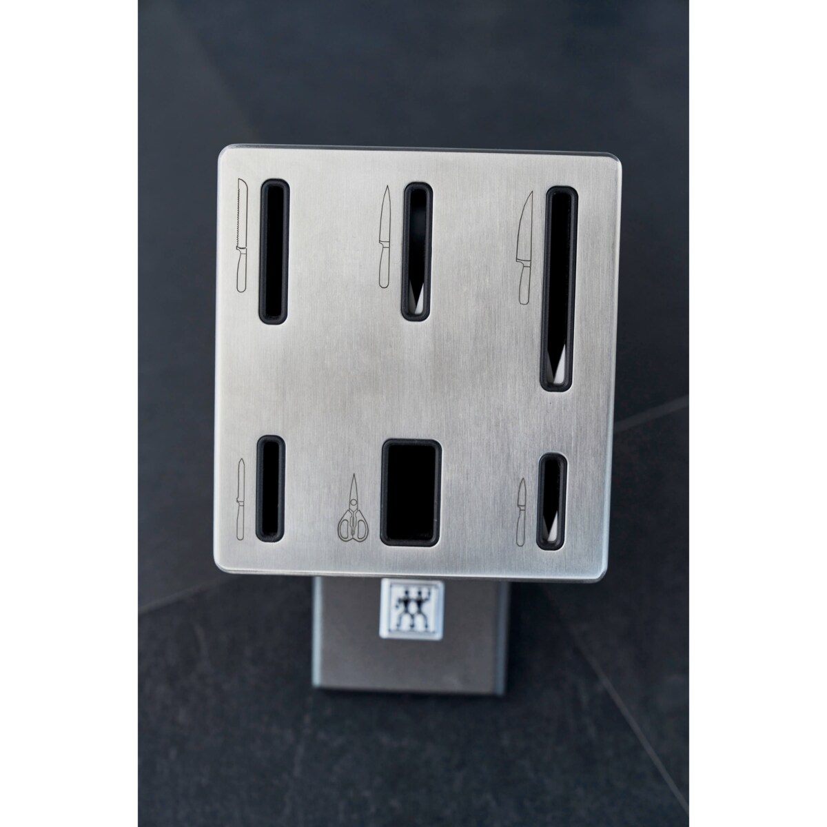 Zestaw 5 noży w bloku samoostrzącym Zwilling Four Star - Szary