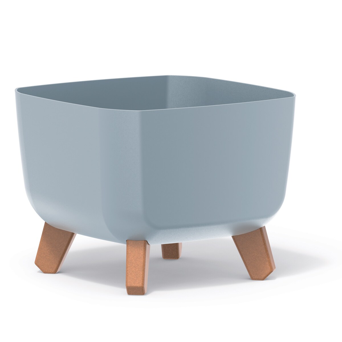 Doniczka Donica Ogrodowa 24 Cm Na Nóżkach Dekoracyjna Szara