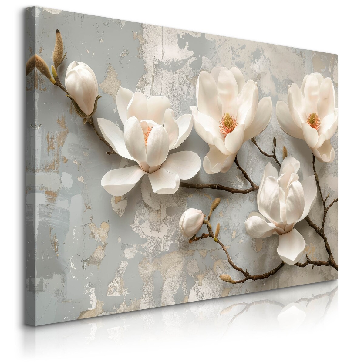 Obraz na płótnie Białe magnolie 120x80cm