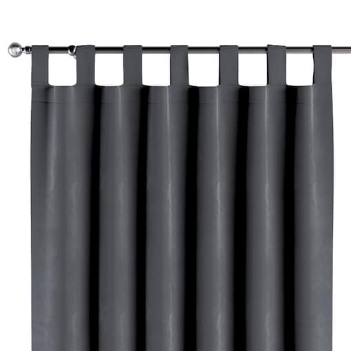 Zasłona na szelkach 1 szt. 130x245 grafitowy szary