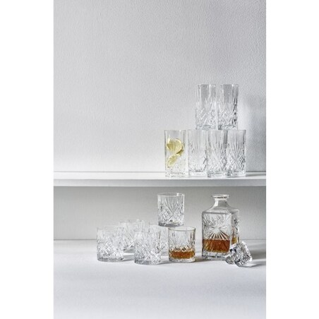Szklanki wysokie ze szkła kryształowego Melodia 360 ml 6 sztuk 916105