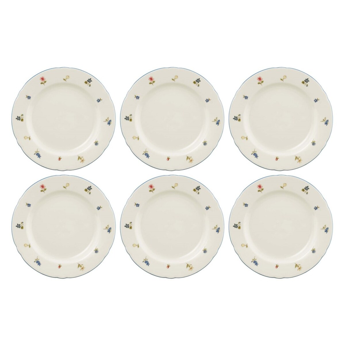 SELTMANN MARIE-LUISE STREUBLUME Zestaw 6 talerzy do sałatek 20 cm