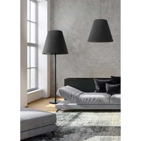 Lampa podłogowa 9736 MOSS Czarny Nowodvorski