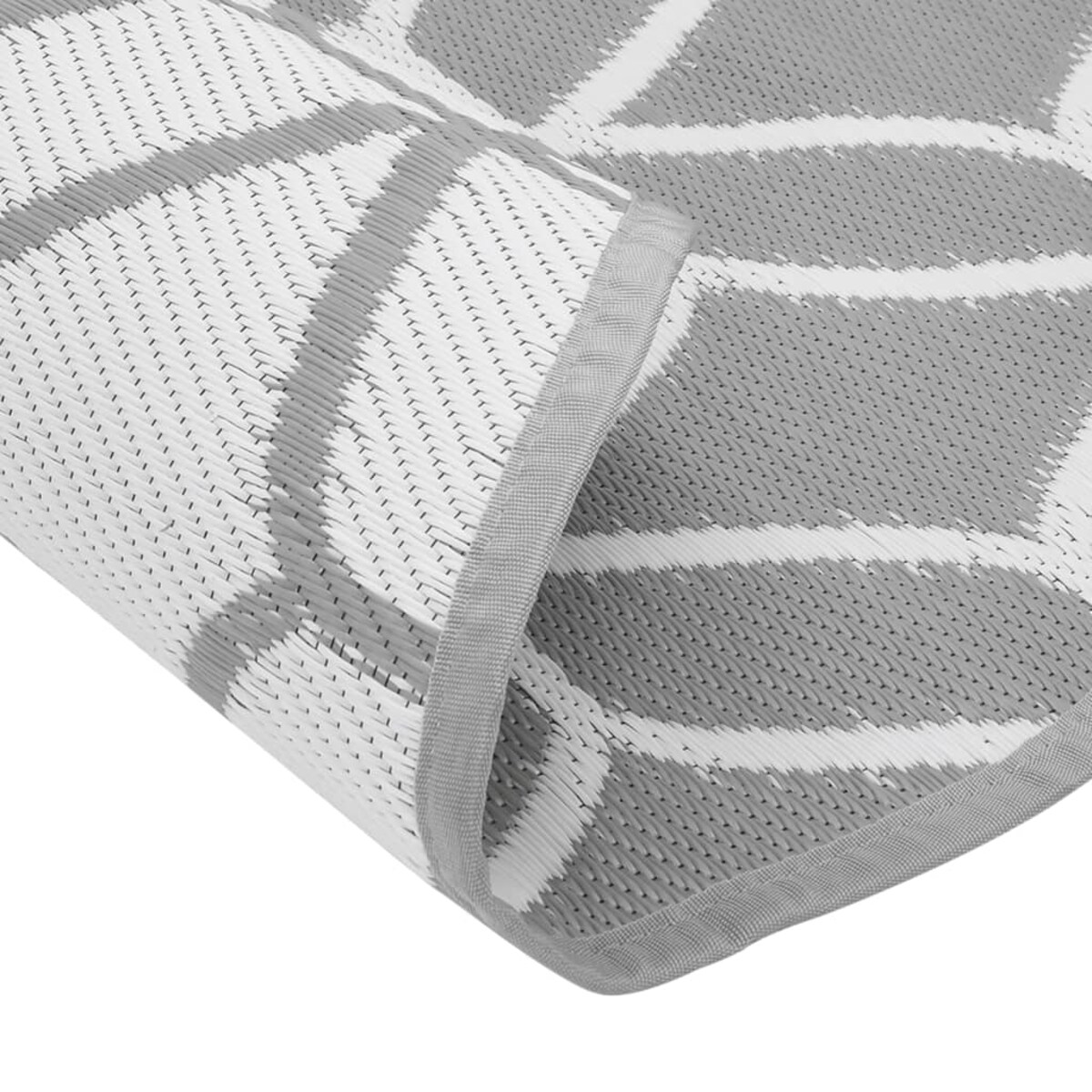 vidaXL Dywan na zewnątrz, ARAKIL szary, Ø200 cm, PP