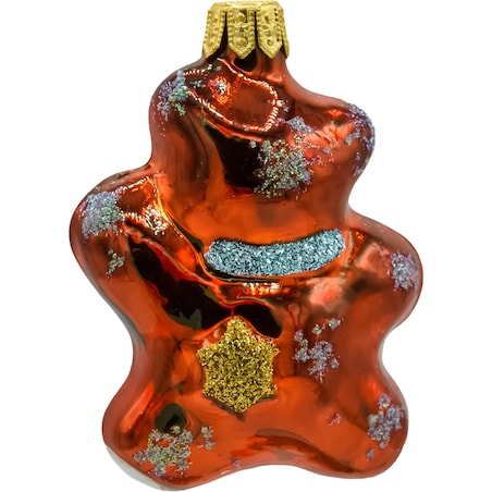 Bombka choinkowa: Miś w muszce