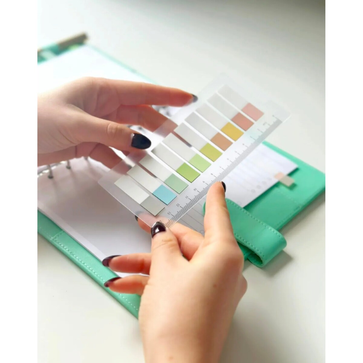 KOLOROWE ZAKŁADKI INDEKSUJĄCE Z LINIJKĄ!