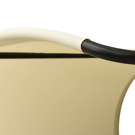 vidaXL Podwójny leżak z baldachimem, tkanina textilene, taupe i krem