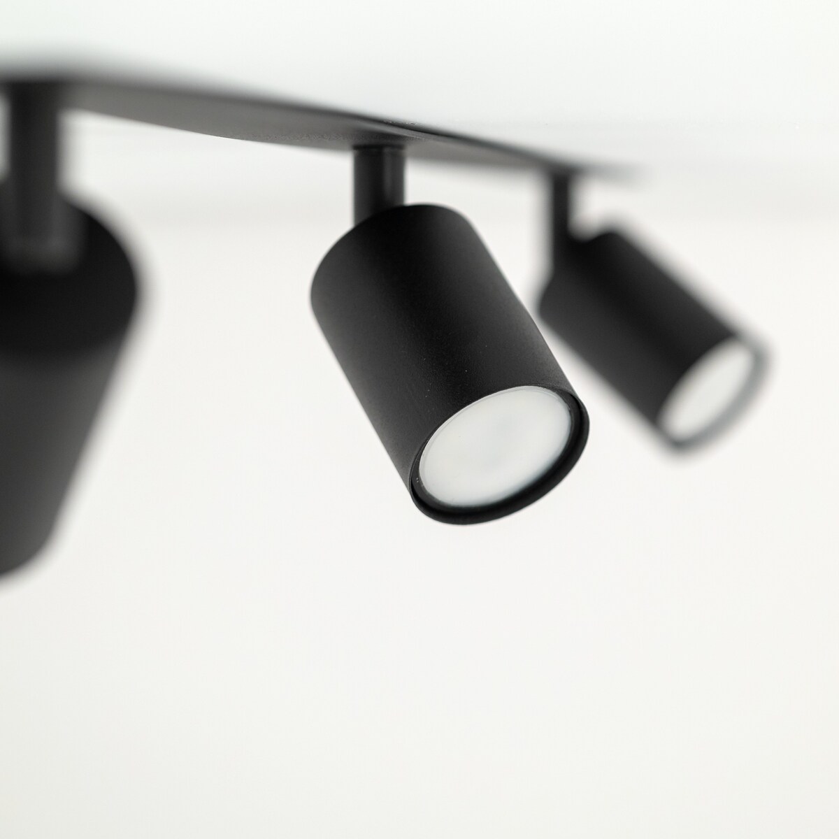 Lampa podtynkowa spot NEX BLACK 10800 TK Lighting czarna 3xGU10 regulowana wpuszczana sufitowa metalowa