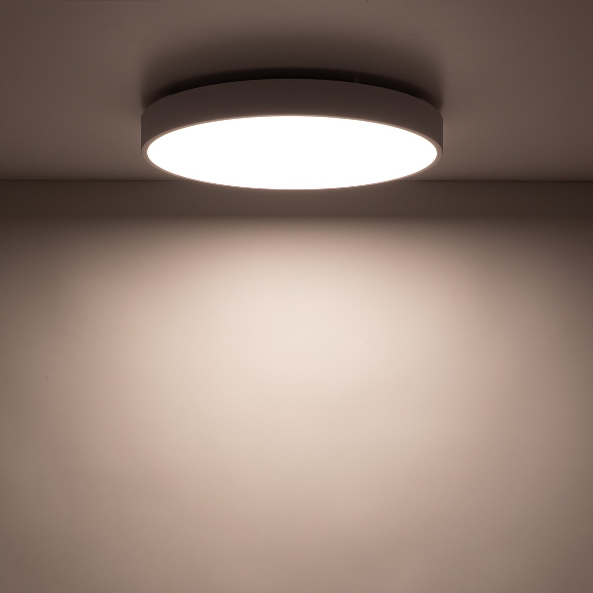 Lampa Sufitowa Łazienkowa Tk Lighting Velis Biała Plafon Led 30W Ip54 Zmienna Barwa, Ściemniany