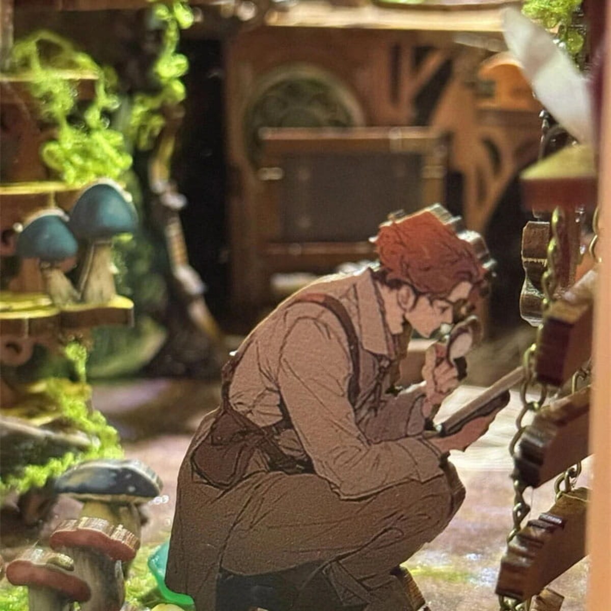 Miniaturowy domek Book Nook - Poszukiwacze skarbów