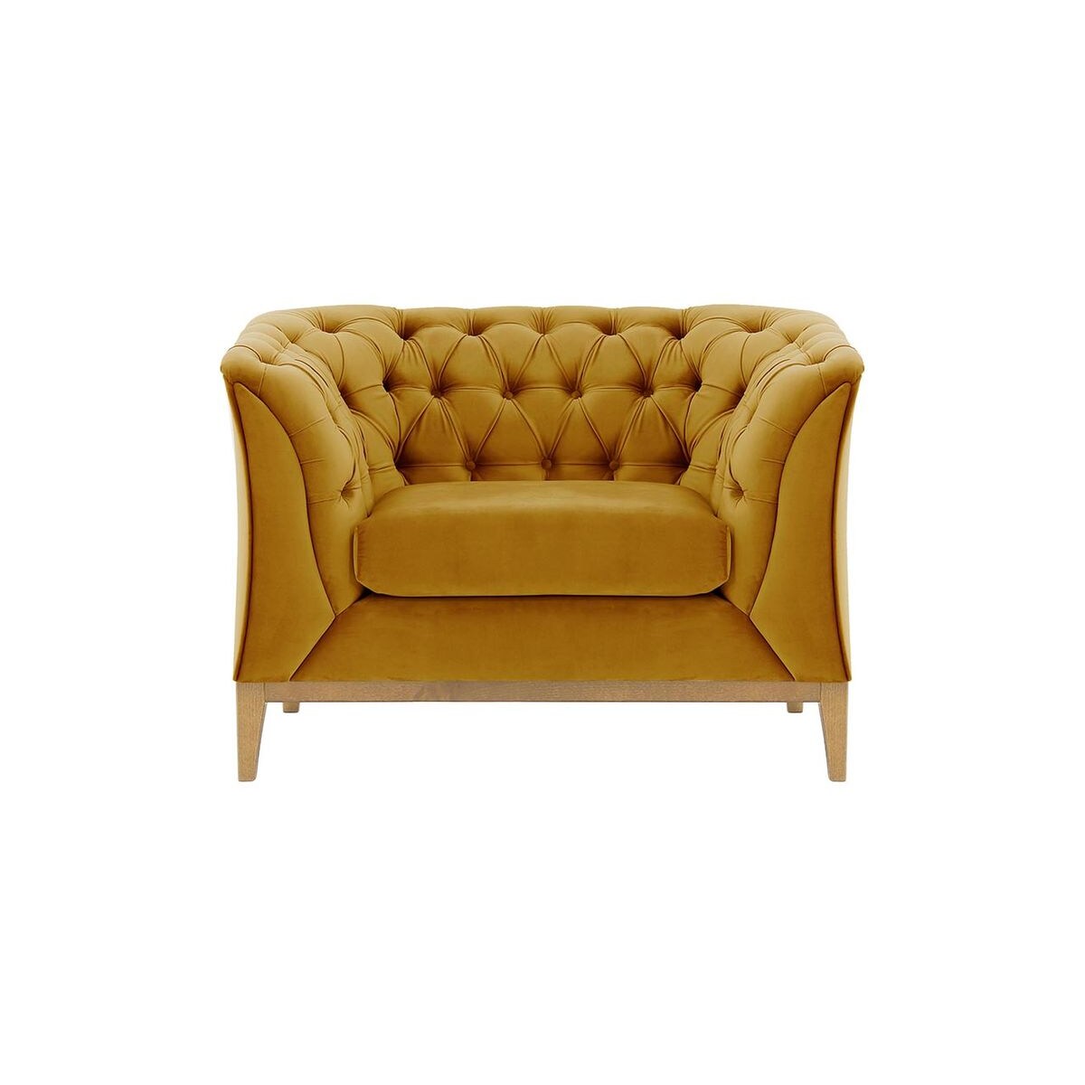 Fotel Chesterfield Modern Wood-Velluto 8