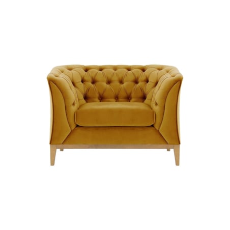 Fotel Chesterfield Modern Wood-Velluto 8