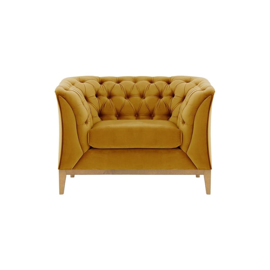 Fotel Chesterfield Modern Wood-Velluto 8