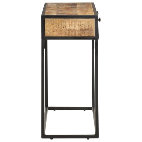 vidaXL Stolik typu konsola, 100 x 35 x 75 cm, lite drewno mango