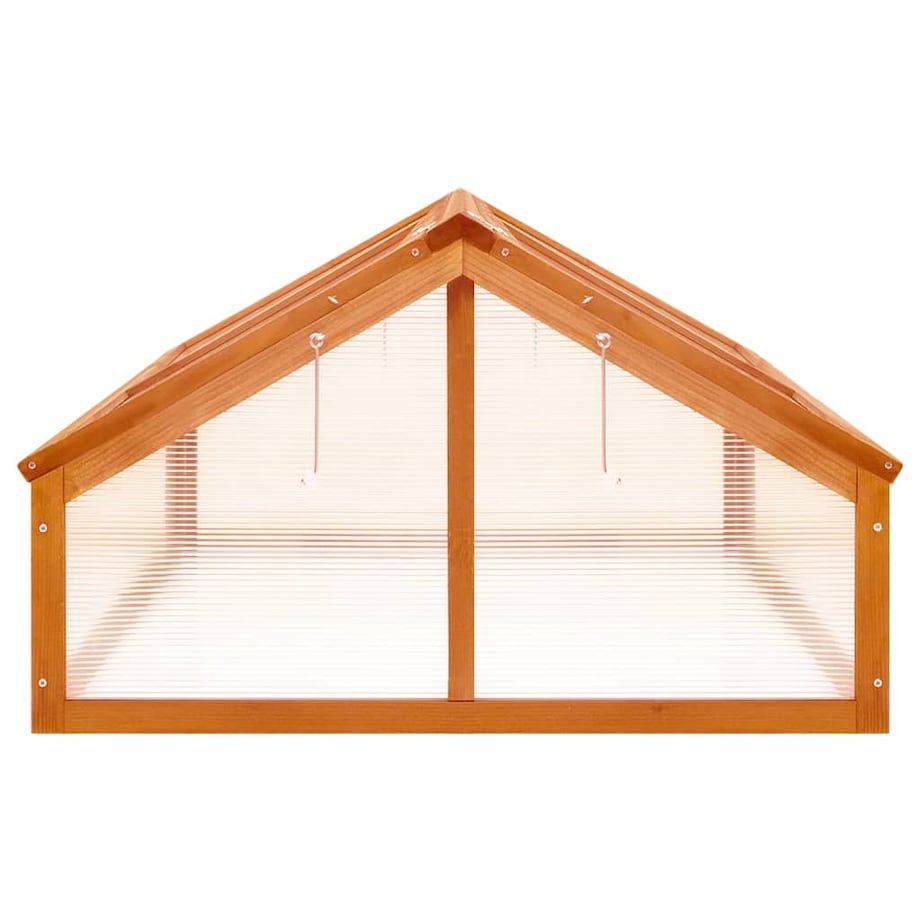 vidaXL Inspekt, brązowy, 114x80x50 cm, drewno jodłowe