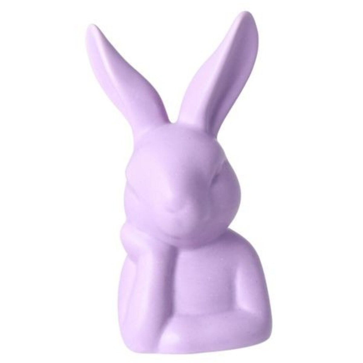 Figurka -zamyślony królik 27x15x13 cm PENSEMA fioletowy