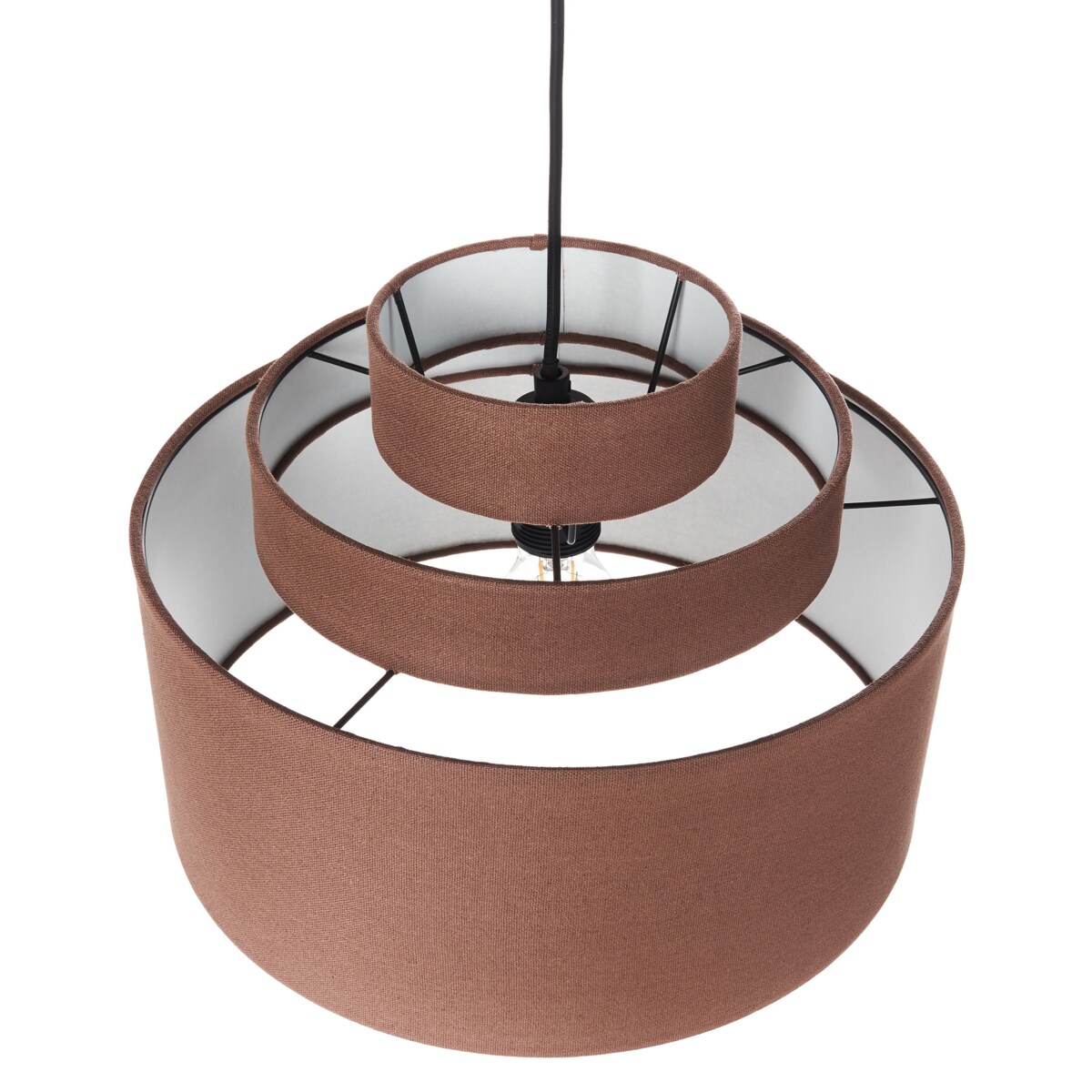 Lampa wisząca MASPARRO Len Brązowy