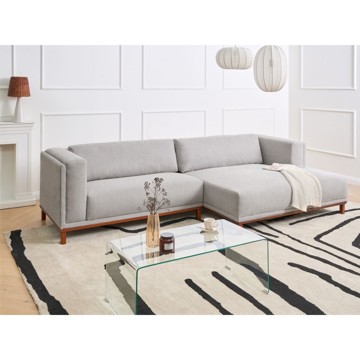 Narożnik dla 4 osób VENG Szary