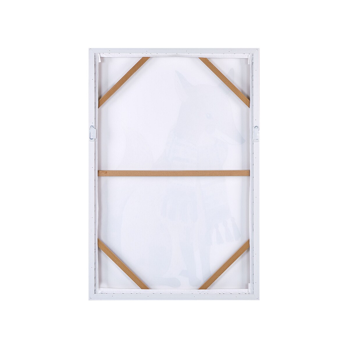 Obraz na płótnie w ramie lis 63 x 93 cm brązowy MUCCIA