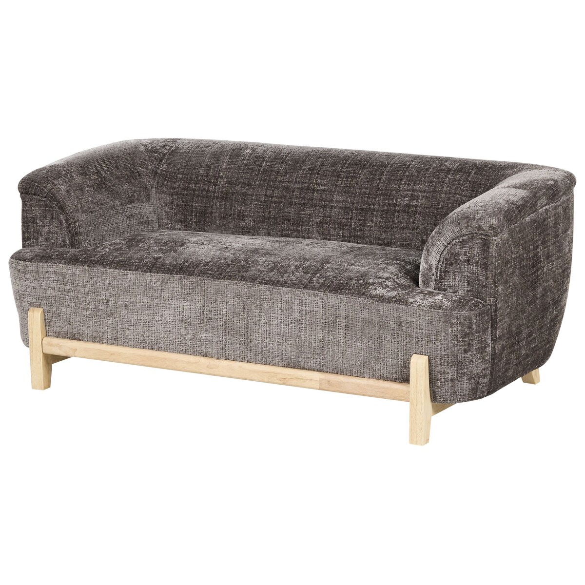 Sofa dla 2 osób ALNOR Szenil Brązowy