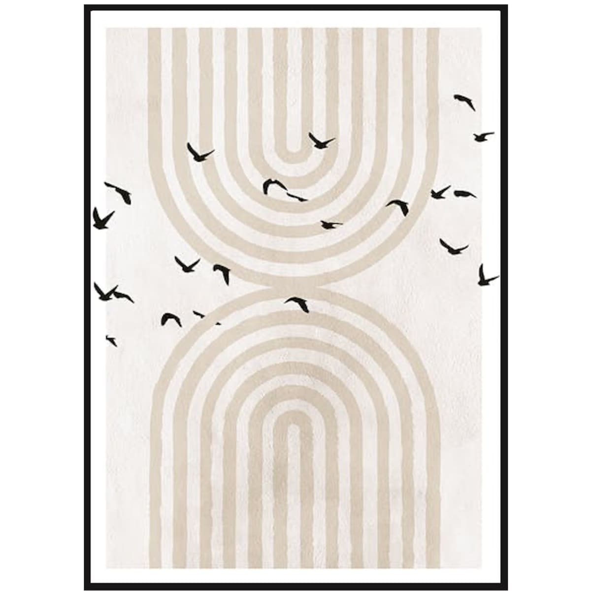 Poster Story, Plakat, Obraz - Łuki i Ptaki, wymiary 21 x 30 cm