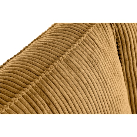 KONSIMO INVIA Elegancka Sofa w stylu loft sztruks 2 osobowa żółta